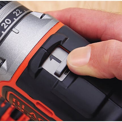 BLACK+DECKER - Perceuse-Visseuse sans fil 18V Batterie Lithium 1,5 Ah Black + Decker Chargeur Coffret rangement - large