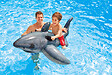 INTEX - Requin gonflable en vinyle blanc - L.173xH.107cm - vignette