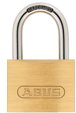ABUS - Cadenas à clé laiton 713-50mm, 2 clés - large