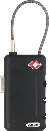 ABUS - Cadenas à Combinaison 3 chiffres 148-30mm TSA Cable - large