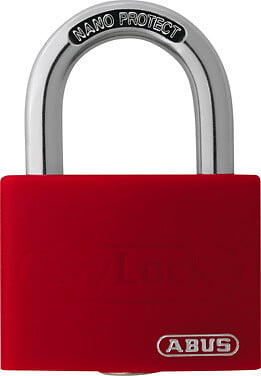 ABUS - Cadenas à clé T65AL-40mm MyLock personnalisable - large