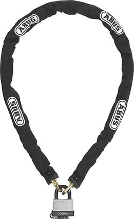ABUS - Ensemble chaîne carrée 6mmx90cm + cadenas Gainé - large