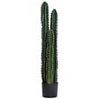 OUTSUNNY - Cactus artificiel grand réalisme plante artificielle grande taille dim. à˜ 17 x 100H cm vert - vignette
