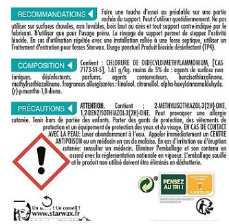 STARWAX - Désinfectant multi-surfaces - 1L - Pulvérisateur - large