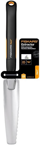 FISKARS - Gouge de désherbage - Acier inoxydable - Xact - 39.6cm - large
