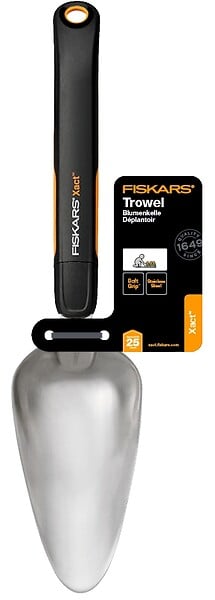 FISKARS - Déplantoir - Acier inoxydable - Xact - Noir - large