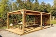 HABRITA - Pergola autoportante en bois THT - L.341xP.614cm - vignette