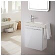 PLANETE BAIN - Pack lave mains blanc + Lave Mains en céramique + mitigeur - vignette