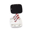 XANLITE - Lot de 2 éclairages de placard tactiles, flux 30 lm, lumière blanc neutre 4000 K, alimentation piles 3×AAA incluses, fixation adhésive ou par vis, usage dressing, escalier et placard - vignette