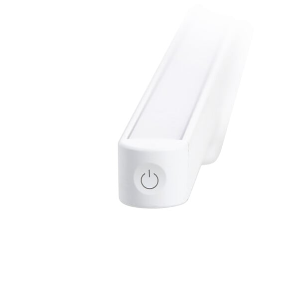 XANLITE - Éclairage de miroir rechargeable tactile, flux 100 lm, lumière blanc neutre 4000 K, variateur d’intensité, recharge USB, fixation adhésive ou vissée avec support magnétique, usage miroir et tableau - large