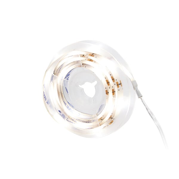 XANLITE - Kit ruban lumineux 1 m à piles, flux 150 lm, lumière blanc neutre 4000 K, alimentation 3×AAA incluses, autonomie jusqu’à 28 h, usage dressing et placard - large