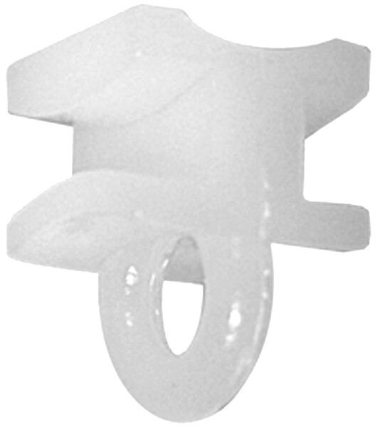 MOBOIS - Lot de 10 glisseurs PVC blanc 14x8mm - large