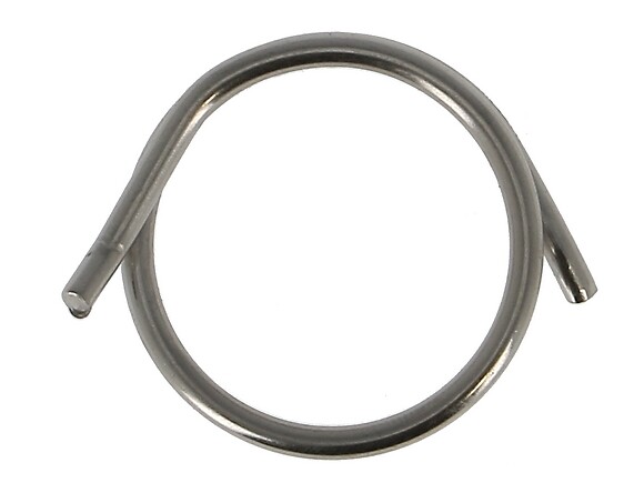 MOBOIS - Anneaux brisés métal nickelé - Lot de 10 - 18 mm - large