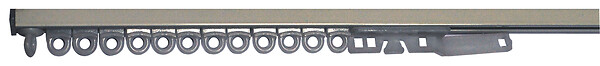 MOBOIS - Profil alu monté 1,60 m - Argent satiné - large