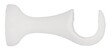 MOBOIS - Support monobloc ouvert Diam.35 laque blanc - Axe/mur 110mm - vignette
