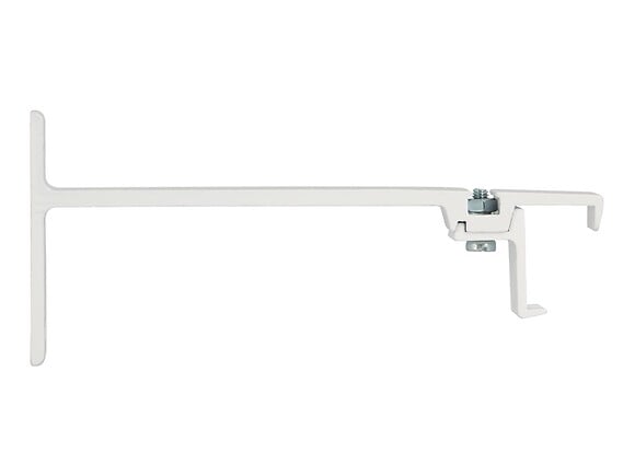 MOBOIS - 2 sup muraux simp. avancee 120mm blanc - large