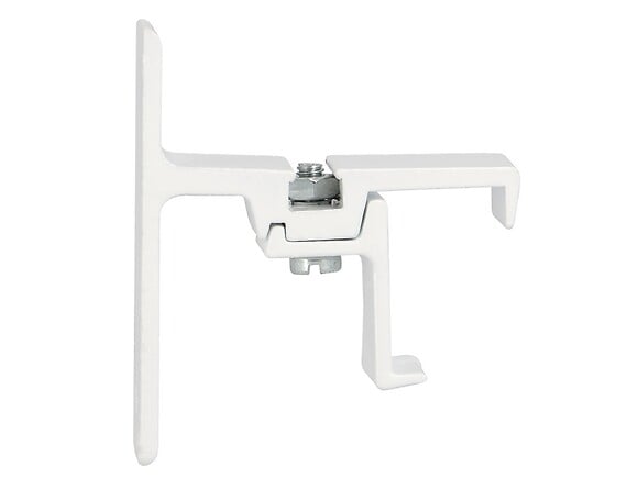MOBOIS - Support mural rail rideau métal laqué Blanc avancée 40mm - large