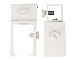 MOBOIS - Colliers ouverts blanc - Lot de 2 - vignette