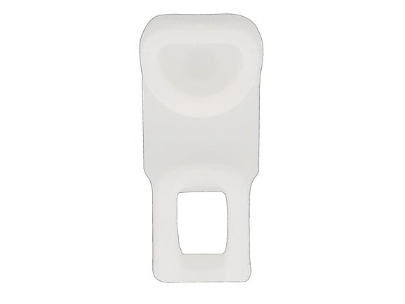MOBOIS - Glisseurs plastique blanc - Lot de 12 - Pour rail 24x16 mm - large