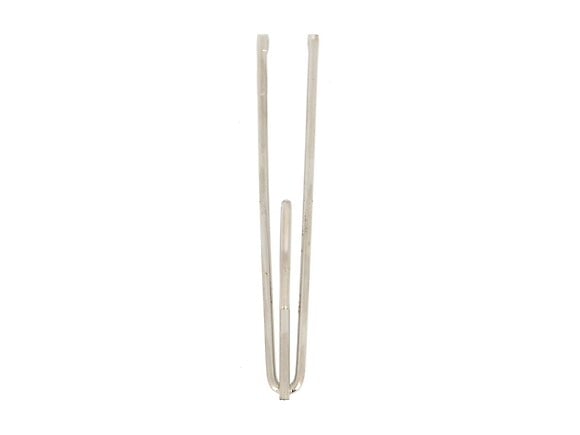 MOBOIS - Agrafes flamandes métal - Nickel - Lot de 10 - 2 branches - large