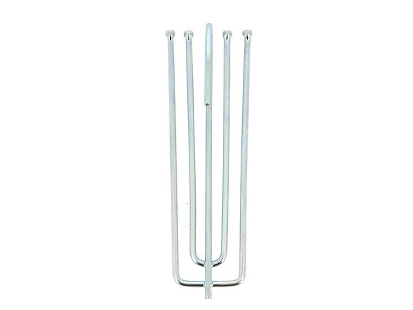 MOBOIS - 10 agrafes flamandes métal - 4 branches - tringle apparente - large