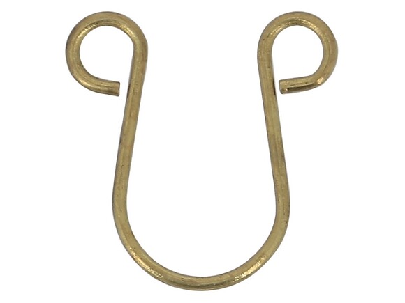 MOBOIS - Agrafes lyre laitonnées - Lot de 20 - large