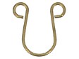MOBOIS - Agrafes lyre laitonnées - Lot de 20 - vignette