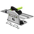CONSTRUCTOR - Scie circulaire plongeante 1400W avec rail de guidage - Lame 190mm 24 dents - vignette