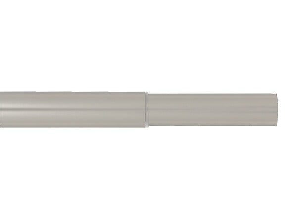 MOBOIS - Tringle métal extensible 28/25mm - Chrome mat - 120 à 210cm - large