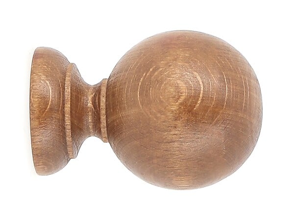 MOBOIS - Embout décoratif chêne pour tringle Diam.28 - large
