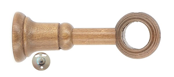 MOBOIS - Support à œil bague cannelée recoupable - Chêne - 80-130mm - large