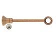 MOBOIS - 1 SUPPORT A OEIL RECOUPABLE 110-280MM AXE/MUR D.28mm DECOR CHENE - vignette