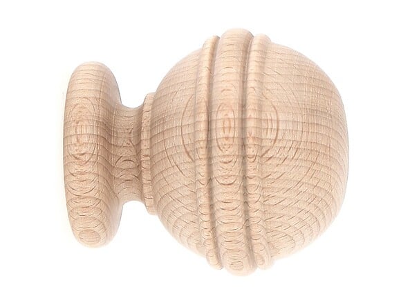 MOBOIS - 1 emb boule rainuree a visser d28 brut - large