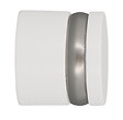 MOBOIS - 2 EMBOUTS BOUCHON BAGUE METAL A VISSER D.28mm LAQUE BLANC - vignette