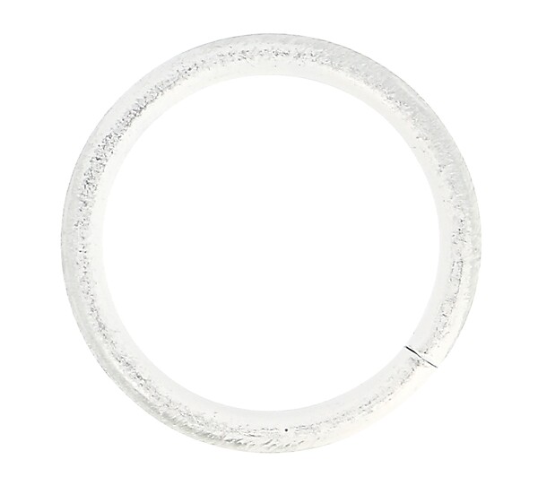 MOBOIS - Anneaux rideau métal - Metallic D20 - Blanc argent - 42mm - large