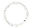 MOBOIS - Anneaux rideau métal - Metallic D20 - Blanc argent - 42mm - vignette