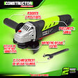 CONSTRUCTOR - Meuleuse d'angle 500W - 115m. - vignette