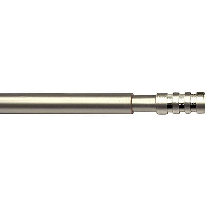 MOBOIS - Tringle extensible cylindre strié - Nickel mat - 40 à 65cm - large