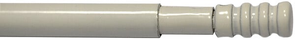 MOBOIS - Tringle à vitrage extensible métal blanc - 40 à 65cm - large