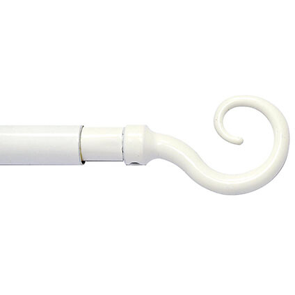 MOBOIS - Tringle extensible blanc brillant - 40-65cm - Diam.10mm - large