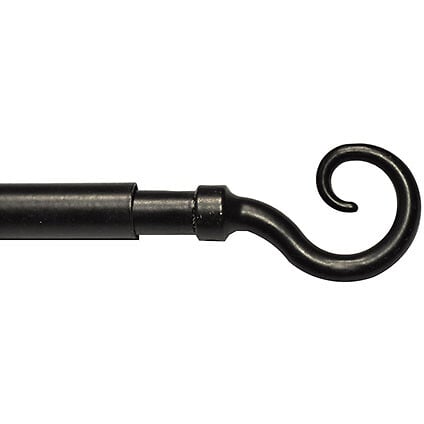 MOBOIS - Tringle extensible métal Cross - Noir mat - 60-100cm - large