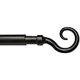MOBOIS - Tringle extensible métal Cross - Noir mat - 60-100cm - vignette