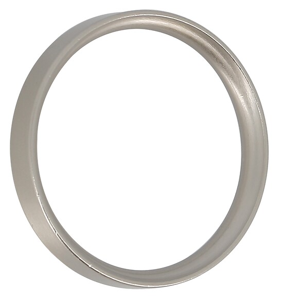 MOBOIS - Anneaux à rideaux métal Cubic - Chrome mat - Lot de 6 - large