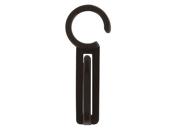MOBOIS - 12 agrafes simples pour tringle - Métal - Marron - Diam.28-35mm - large
