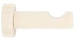 MOBOIS - 1 SUPPORT TIGE FRENE 80MM AXE/MUR D.28mm BLANCHI - vignette