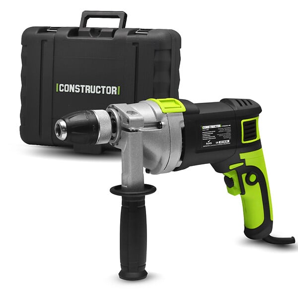 CONSTRUCTOR - Perceuse à percussion 850W mandrin auto. 13mm - large