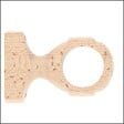MOBOIS - 2 supports monobloc courts bois brut - vignette