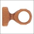 MOBOIS - 2 supports monobloc court merisier - vignette