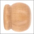 MOBOIS - Lot de 2 embouts anglais en hêtre pour tringle à rideaux - vignette