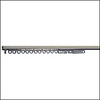 MOBOIS - Profilé aluminium 14x8 mm rail rideau satiné argent 3 m - vignette